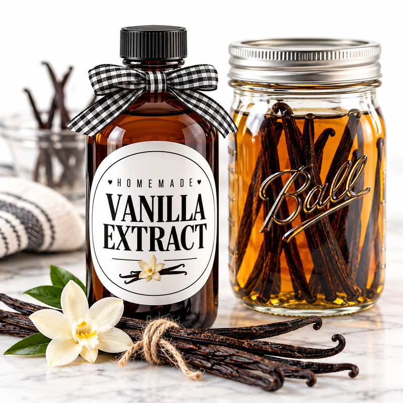 Crazy For Couponing homemade vanilla extract in a bottle