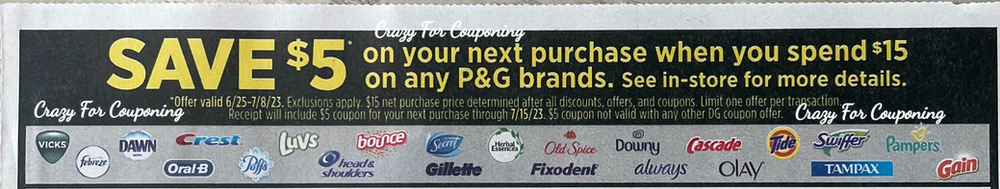 Dollar General P&G Promotion Is Back; Everything You Need To Know. Dollar General Save $5.01 promotion. 