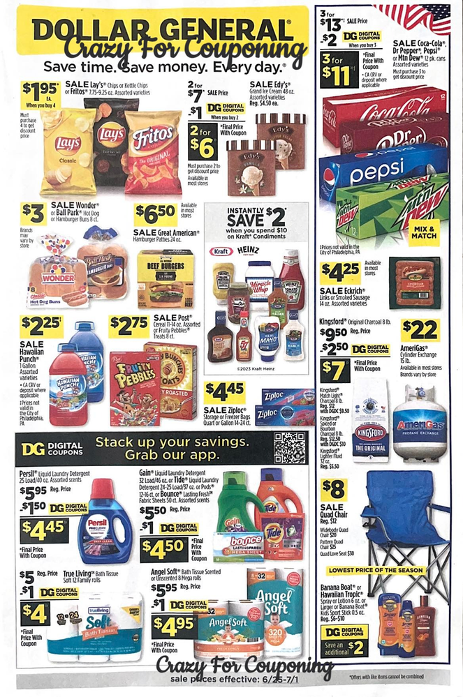 Dollar General Ad Scan June 25, 2023 -July 01, 2023