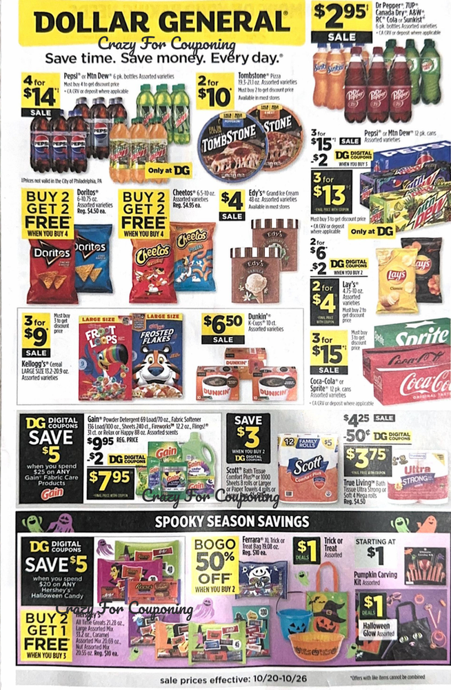 Dollar General Ad Scan October 20, 2024-October 26, 2024