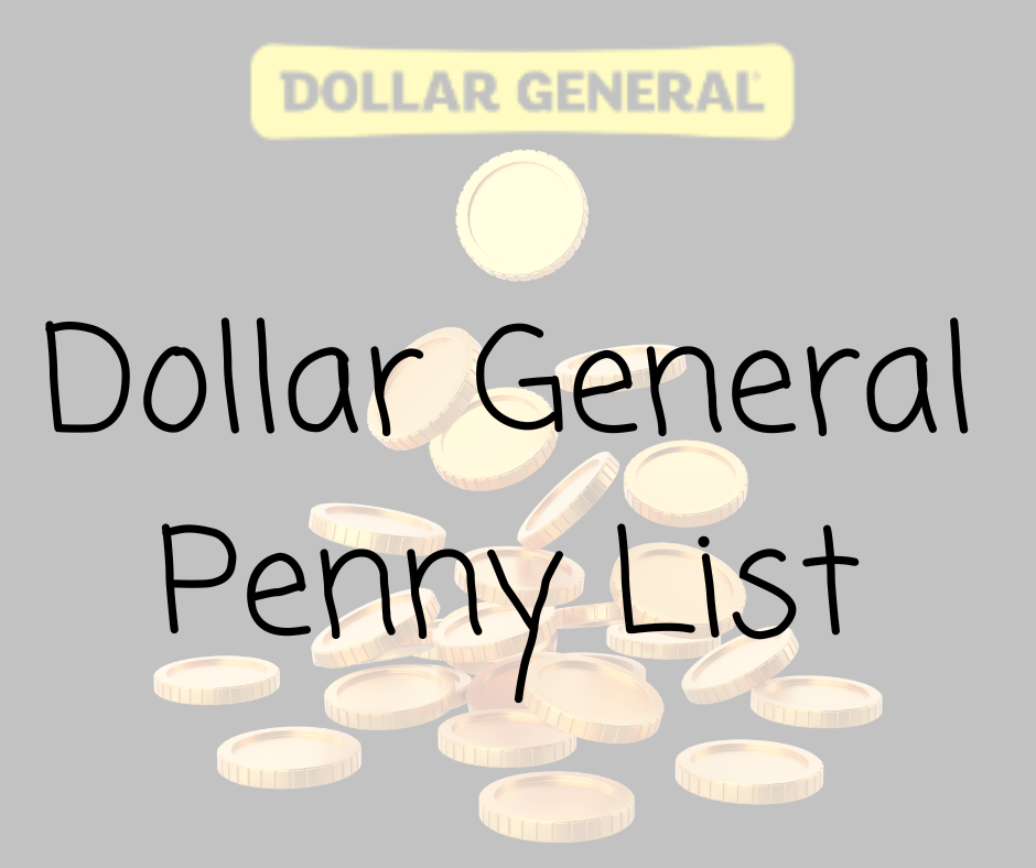 Dollar General Penny List