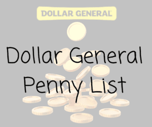Dollar General Penny List