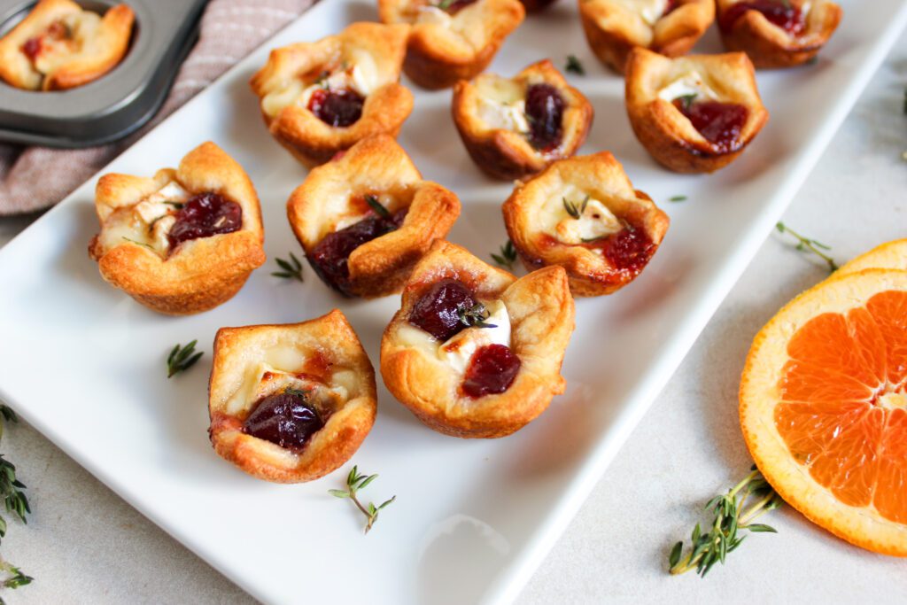 Festive Cranberry Brie Bites Recipe