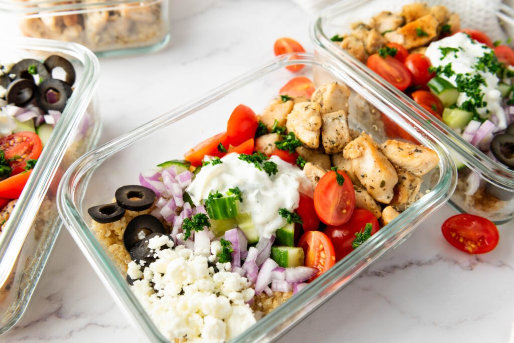 Meal Prep Greek Chicken Quinoa Bowl Recipe