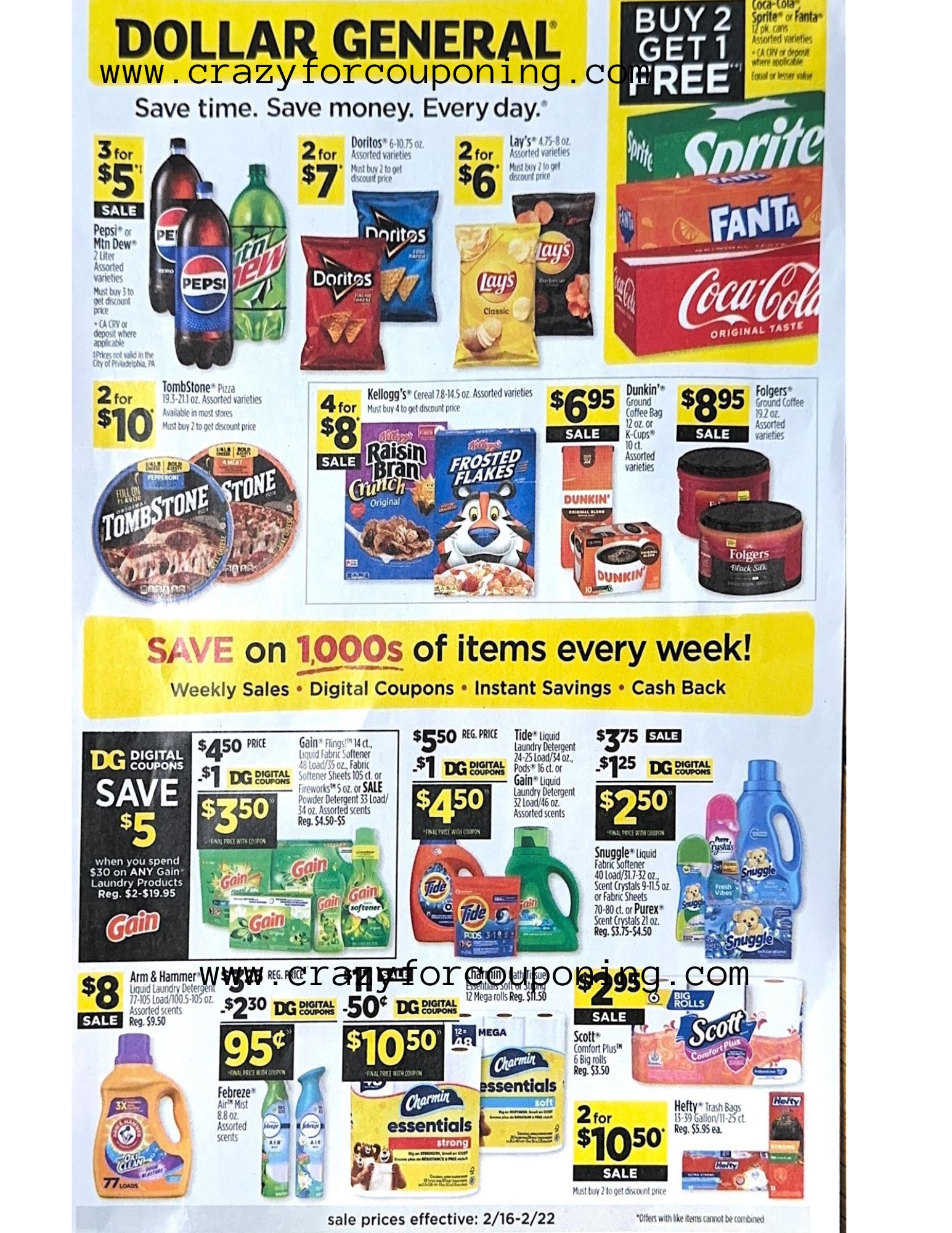 Dollar General Ad Scan: February 16, 2025 – February 22, 2025