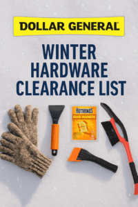 Dollar General Winter Hardware