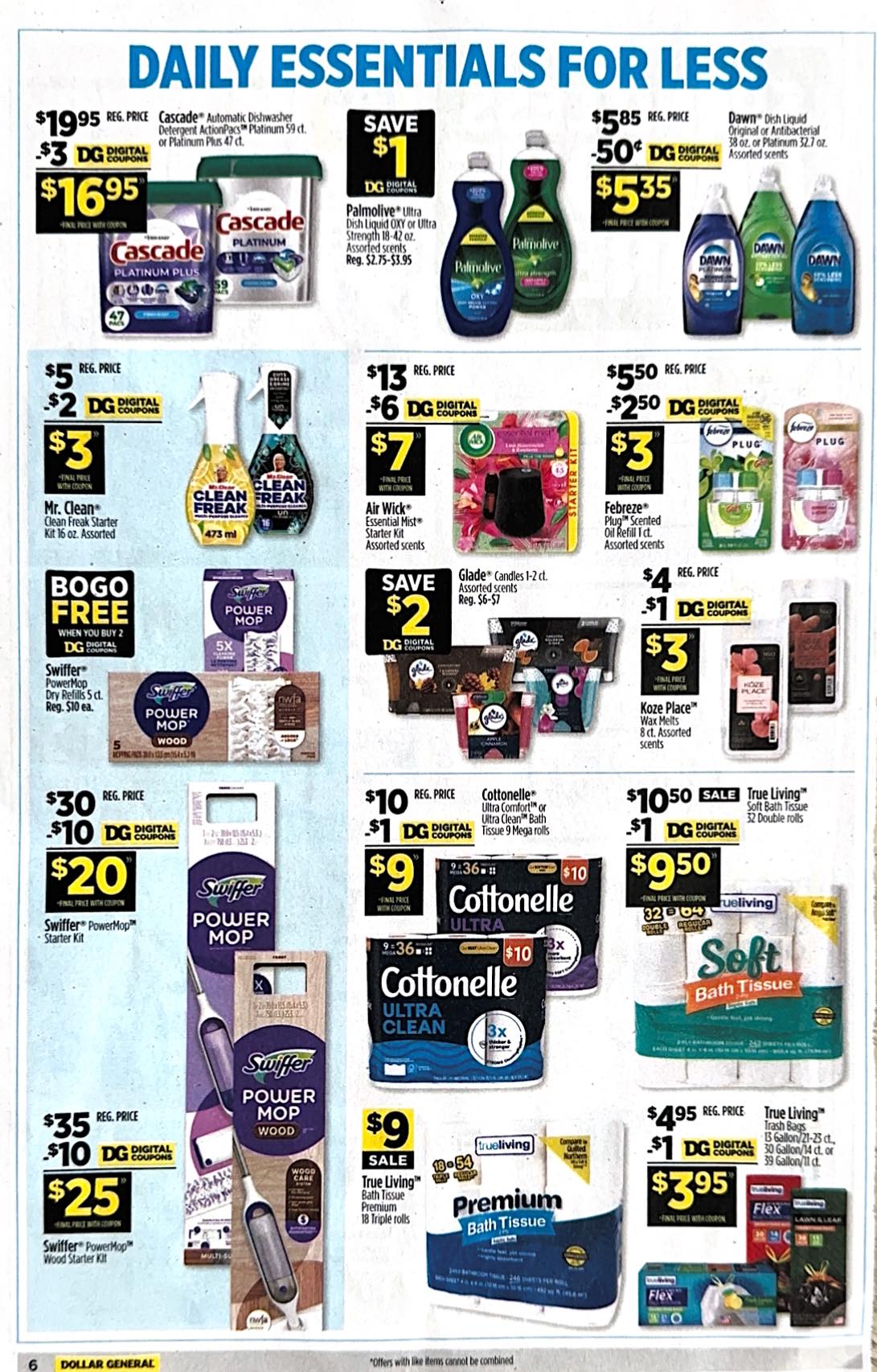 Dollar General Ad Scan for April 13–April 19, 2025.