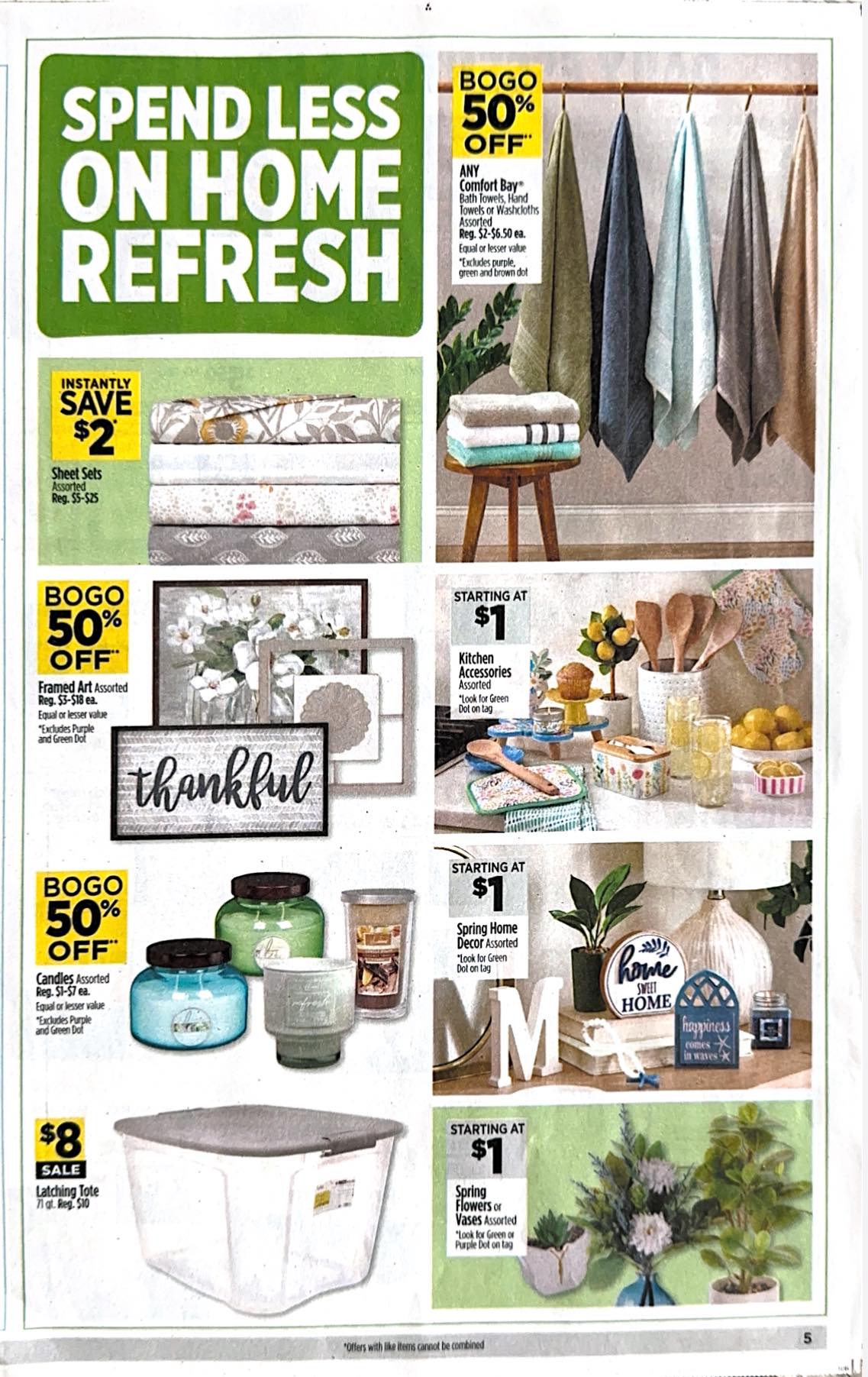 Dollar General Ad Scan for April 13–April 19, 2025.