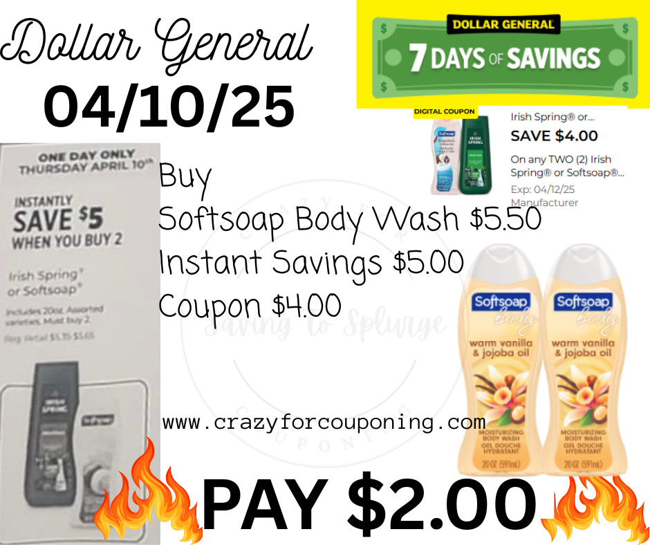 Dollar General’s 7 Days of Savings: April 6 - April 12!