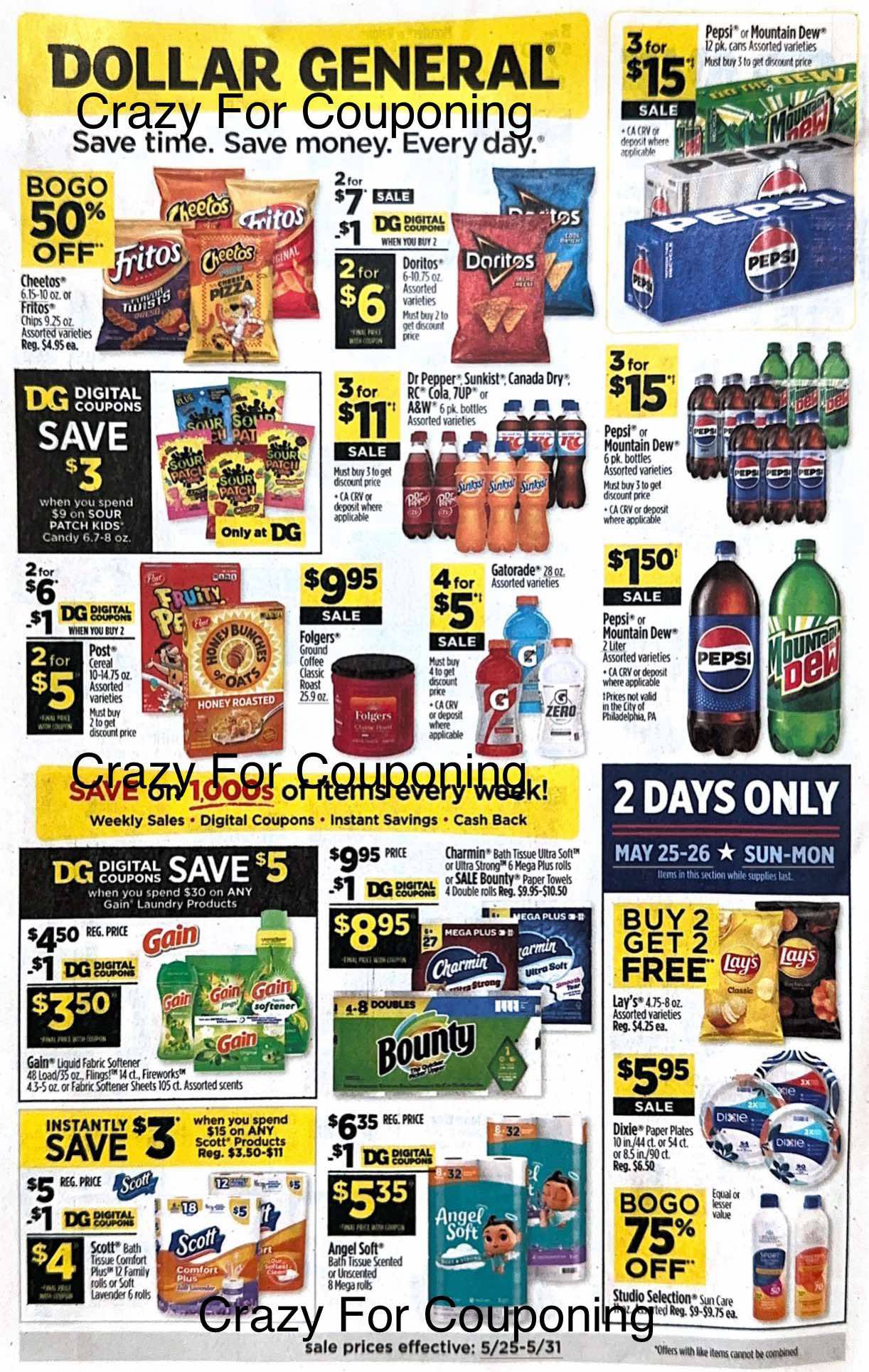 Dollar General Ad Scan May 25–May 31, 2025 (05/25–05/31)