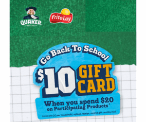 Frito Lay Back To School Rebate