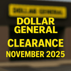 Dollar General Clearance November 2025