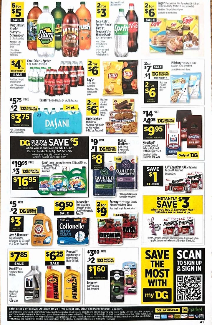 Dollar General Weekly Ad 10/19–10/25