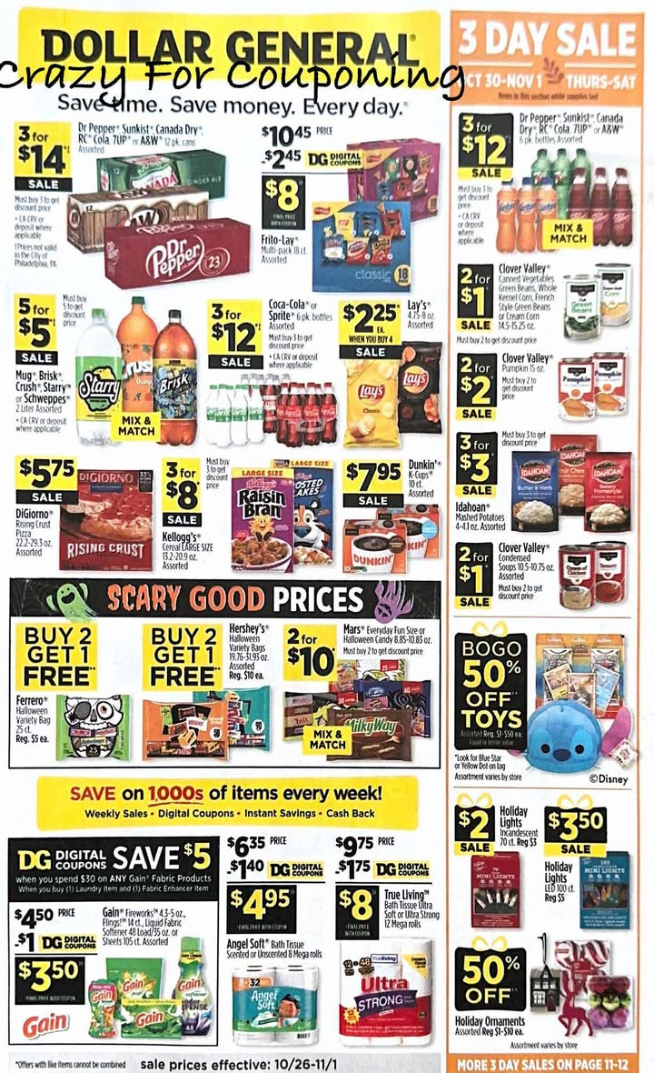 Dollar General Weekly Ad 10/26 – 11/1