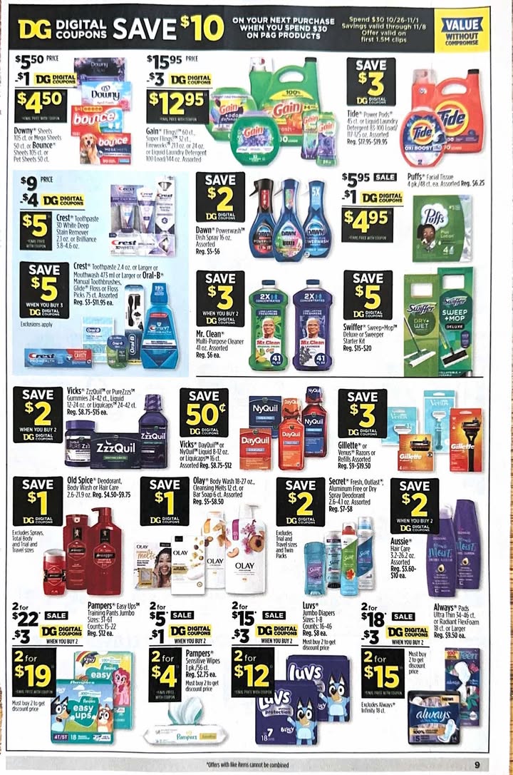 Dollar General Weekly Ad 10/26 – 11/1