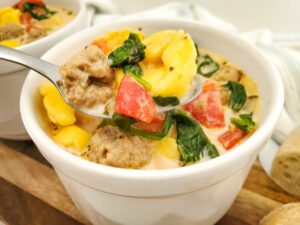 Italian Sausage Tortellini Soup