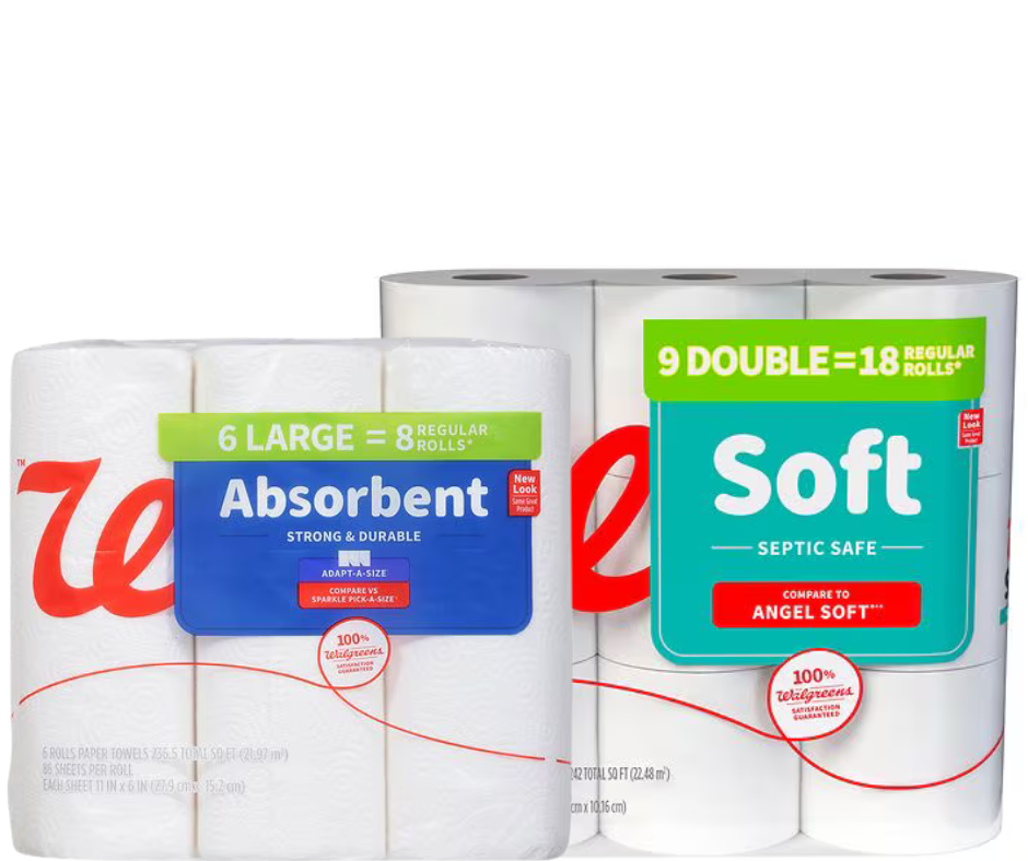 Walgreens Brand Paper Products Deal