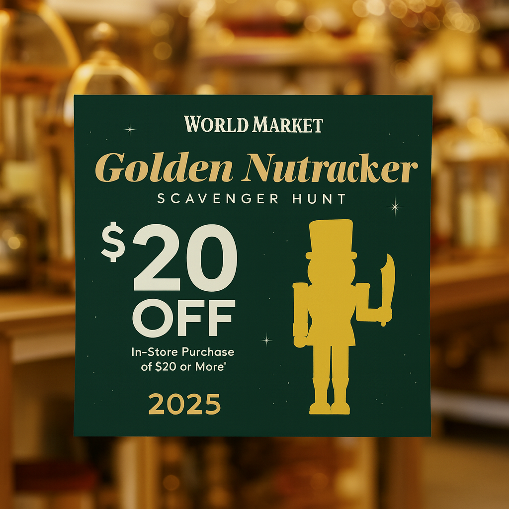 World Market Golden Nutcrcker