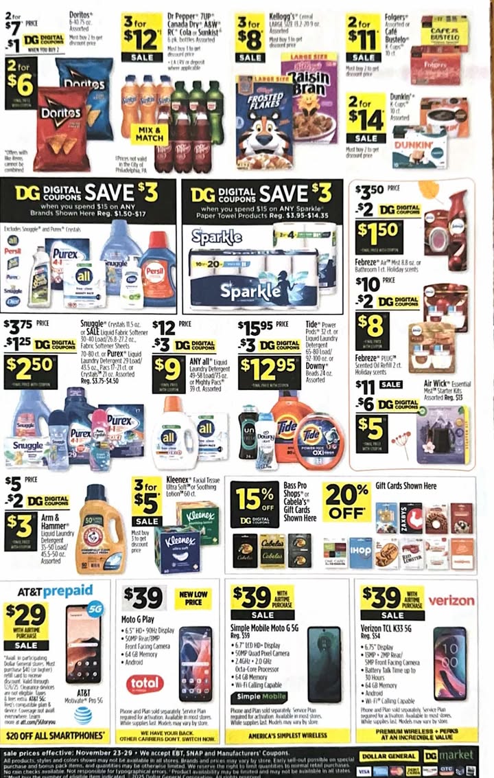 DOLLAR GENERAL AD SCAN | 11/23–11/29