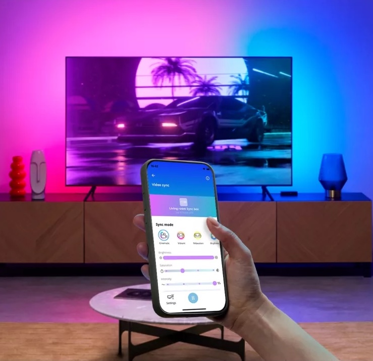 Wiz HDMI Sync Box with TV Backlight