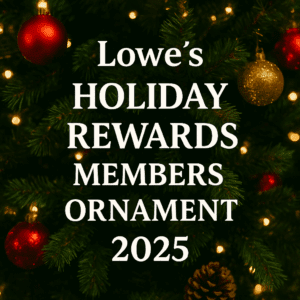 My Lowe's Rewards Ornament 2025