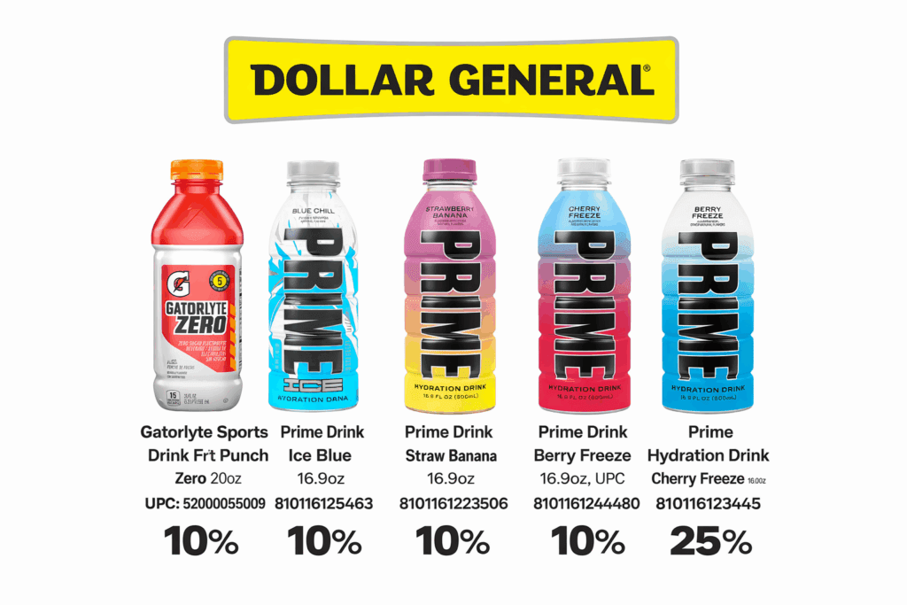 Dollar General December Markdowns 