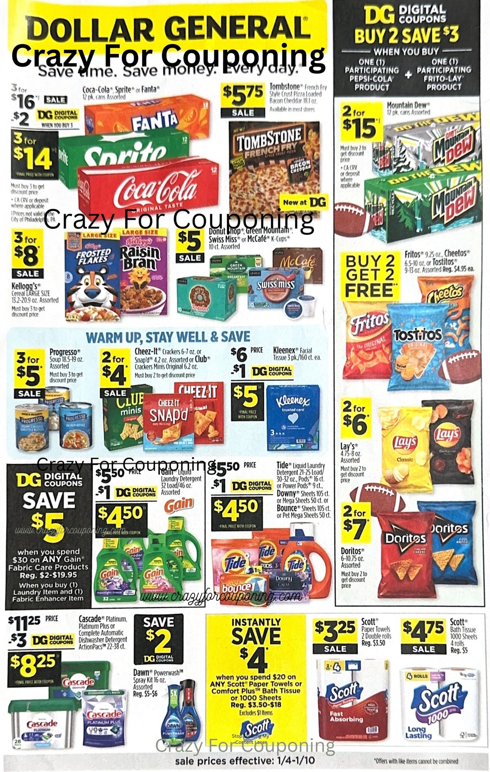 Dollar General Ad 01/04-01/10