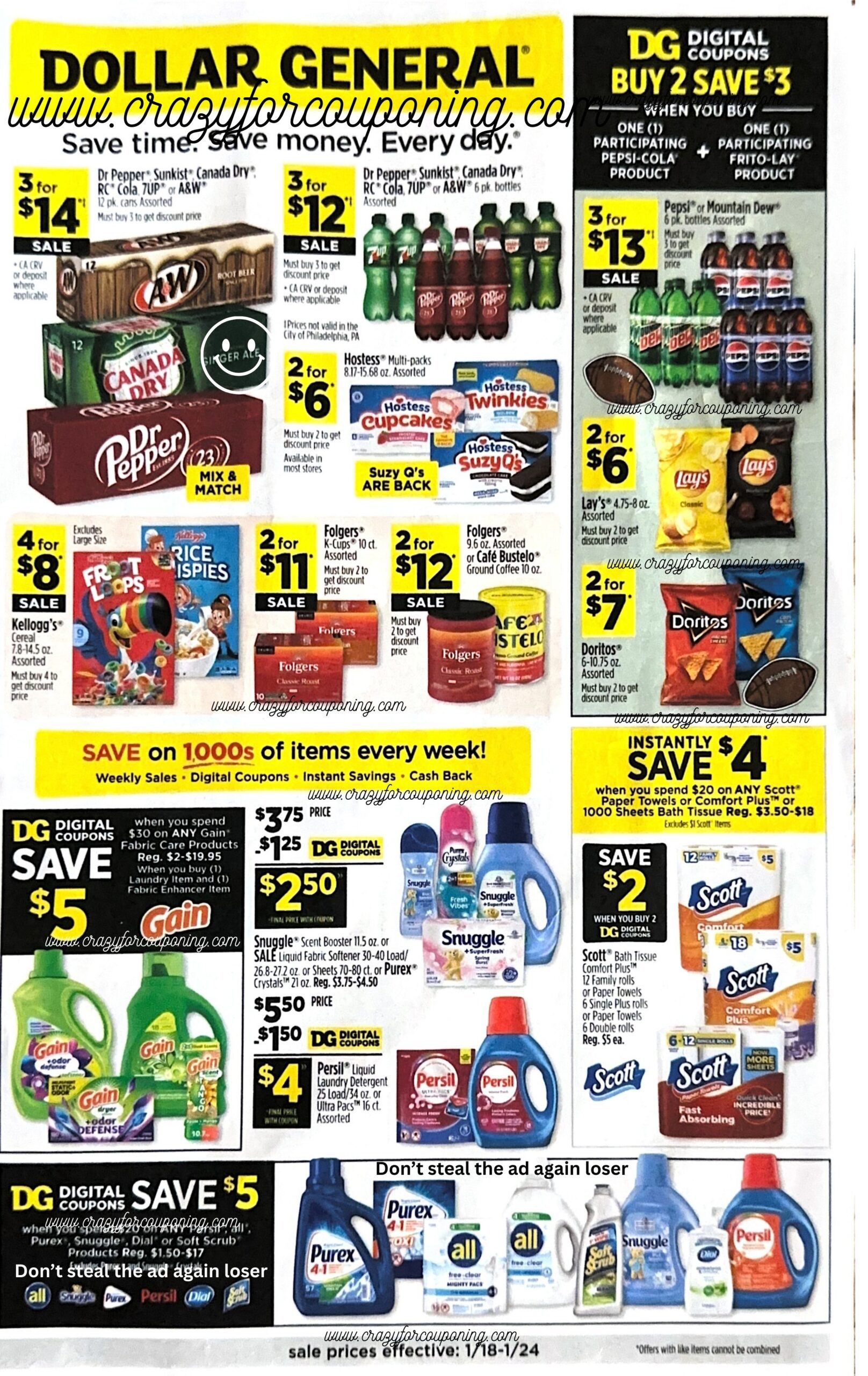 Dollar General Ad 01/18-01/24