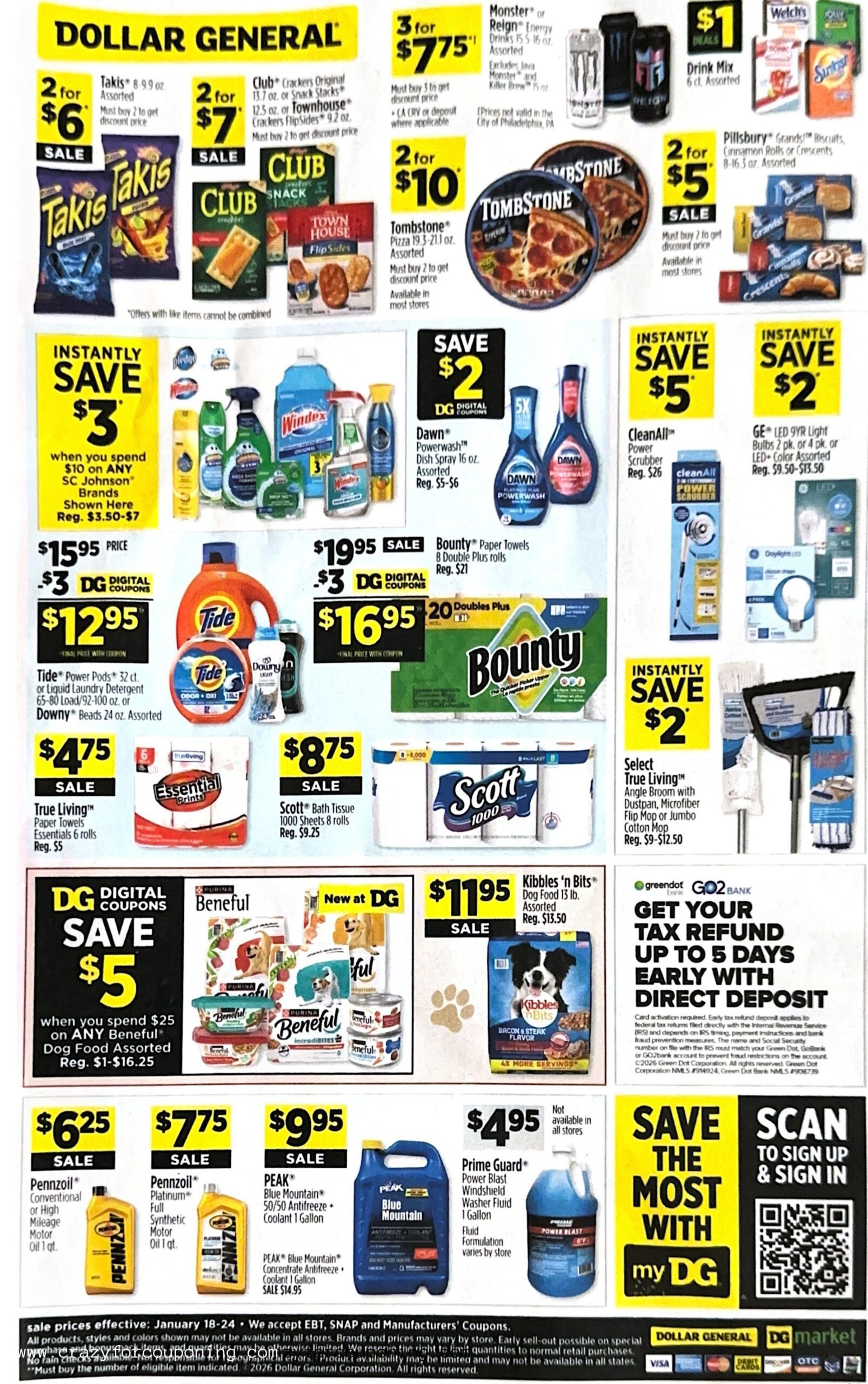 Dollar General Ad 01/18-01/24