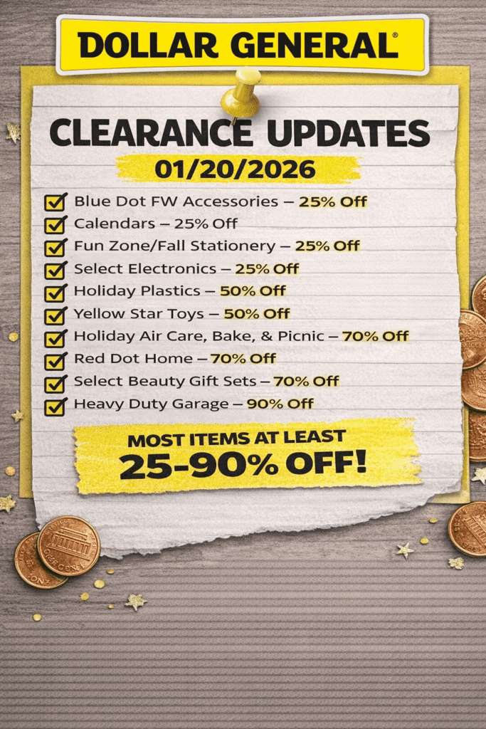 Dollar General Clearance