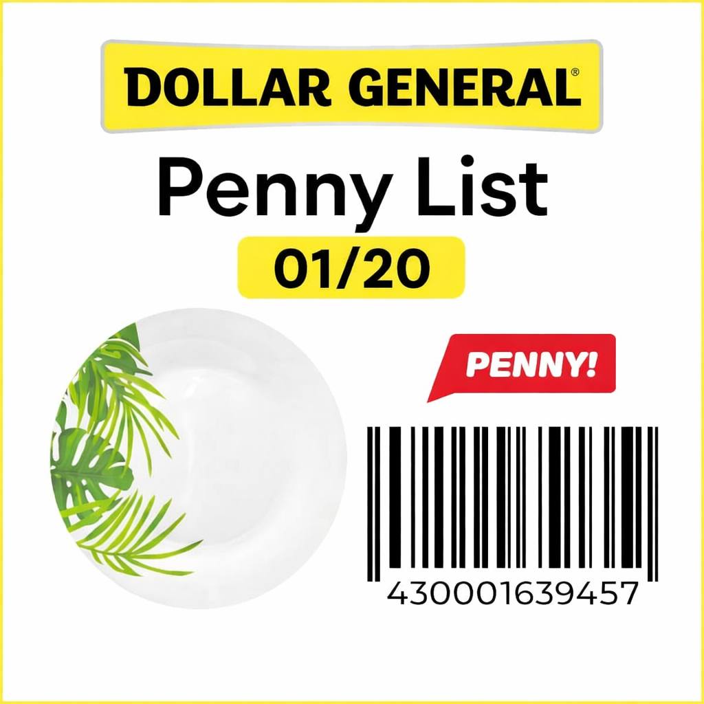 Dollar General Penny List 01/20