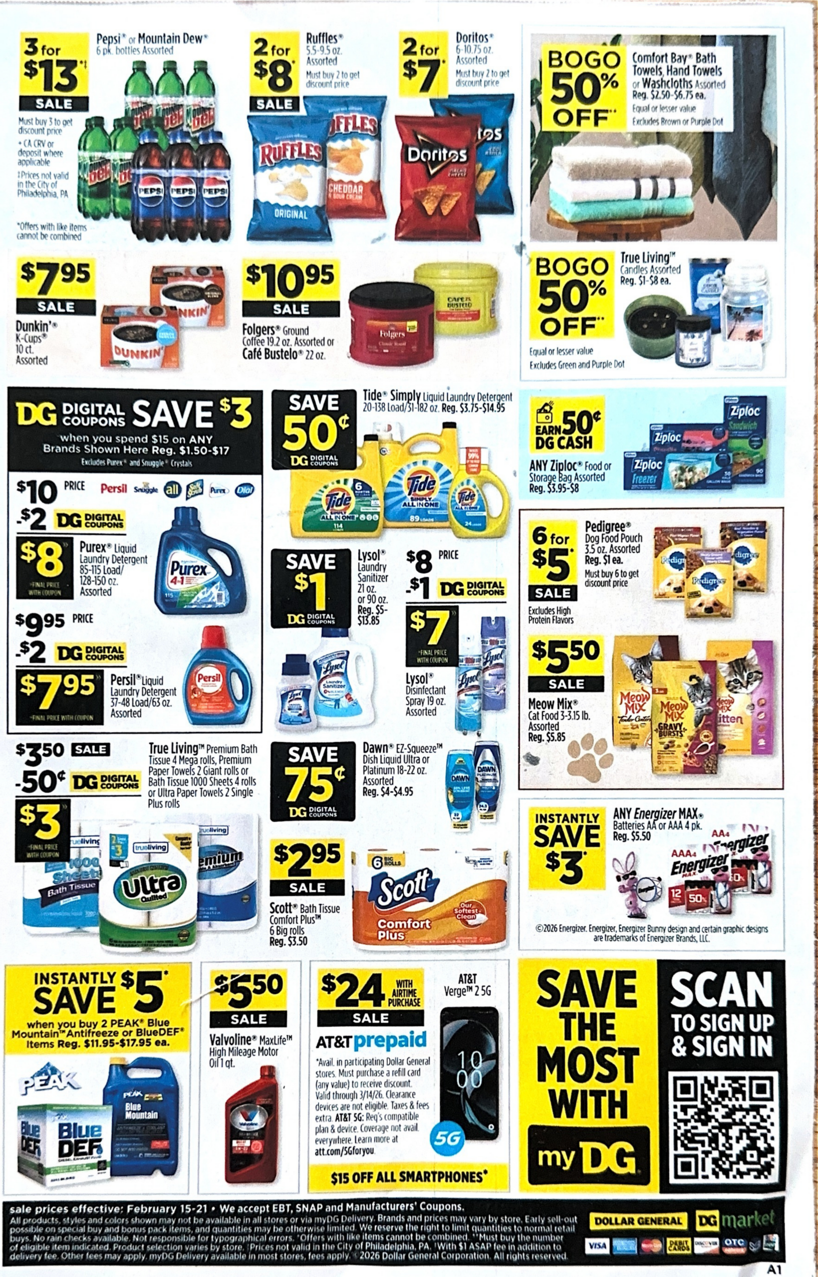 Dollar General Ad 02/15-02/21