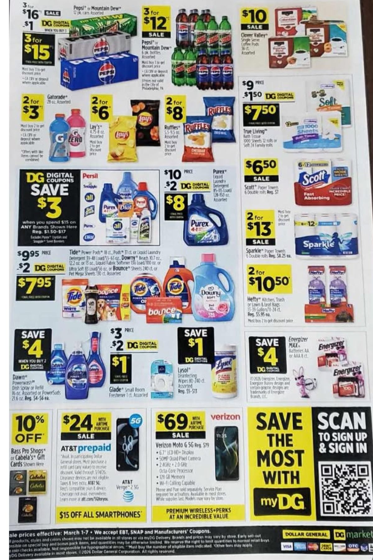 Dollar General Ad March 01-March 07