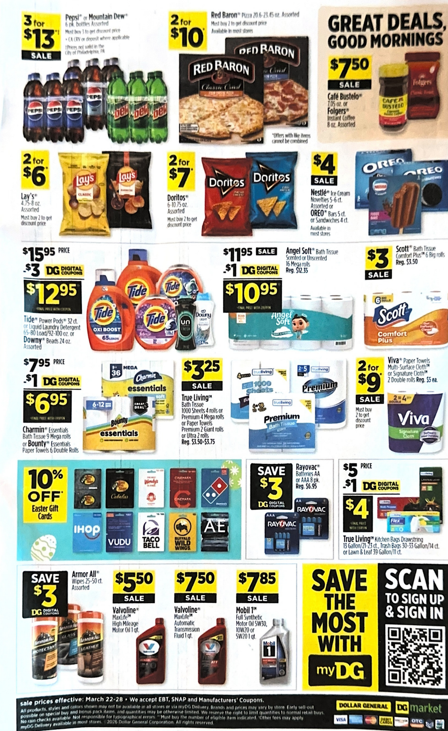 Dollar General Ad March 22-March 28