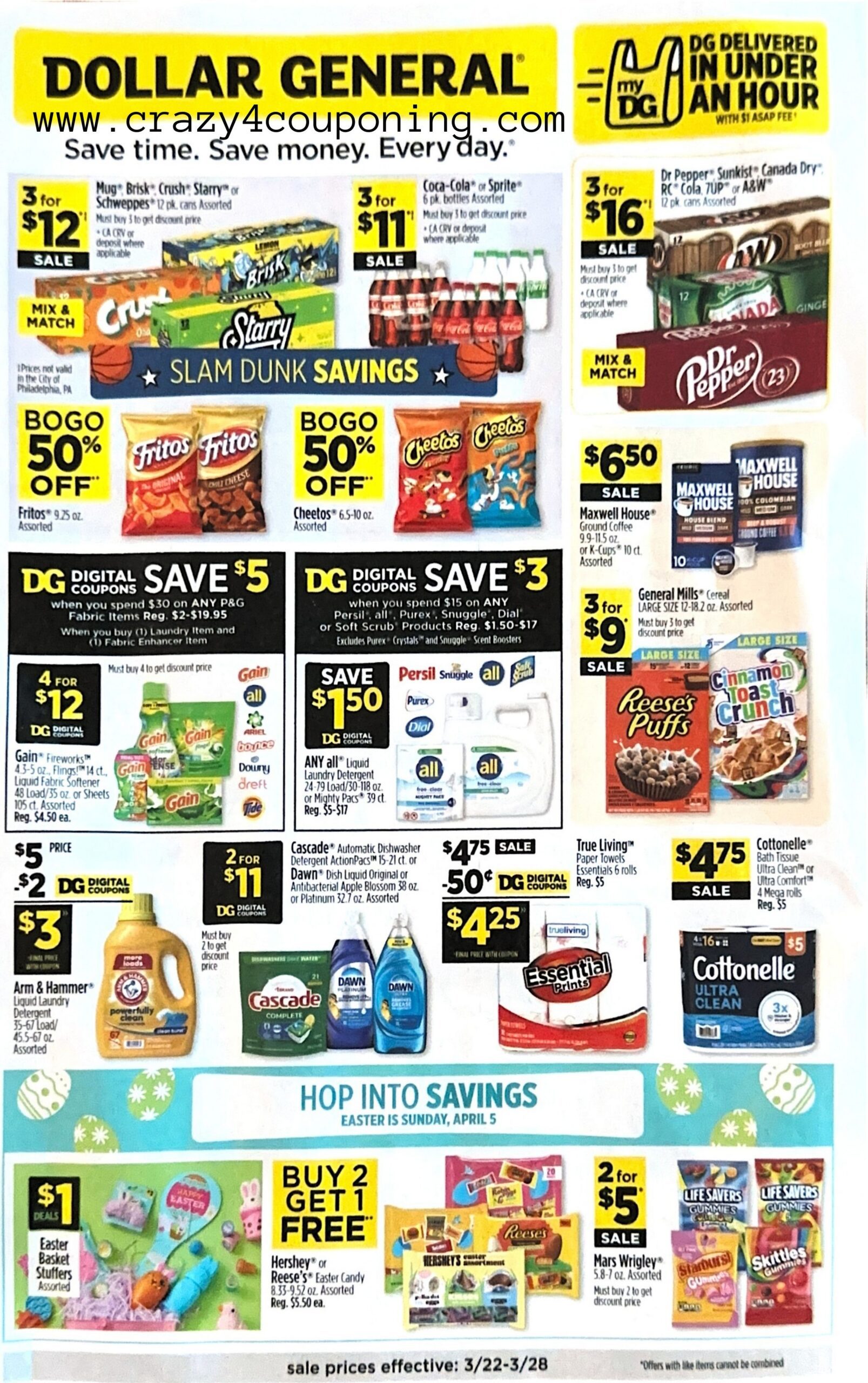 Dollar General Ad March 22-March 28