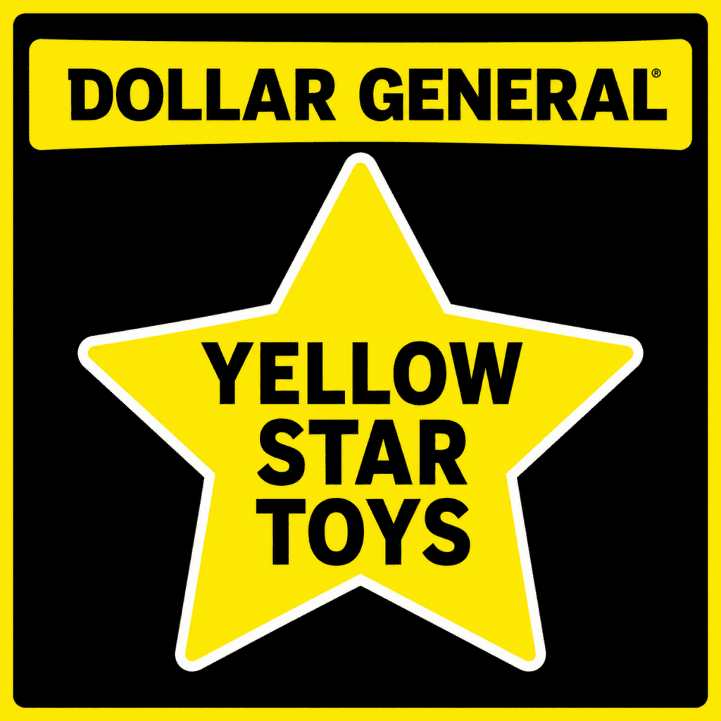 Dollar General Yellow Star Toys