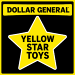 Dollar General Yellow Star Toys