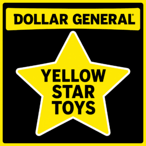Dollar General Yellow Star Toys