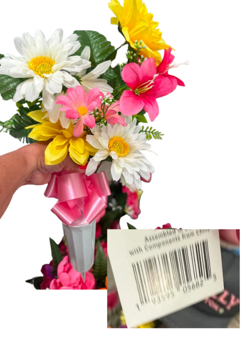 Home Decor Small Cemetery Vase